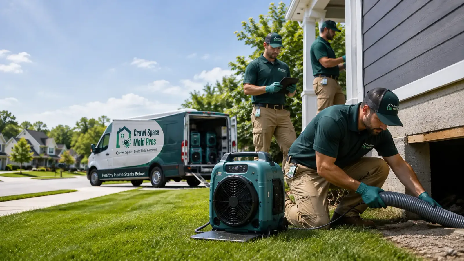Crawl Space Mold Removal in Huntington, IN
